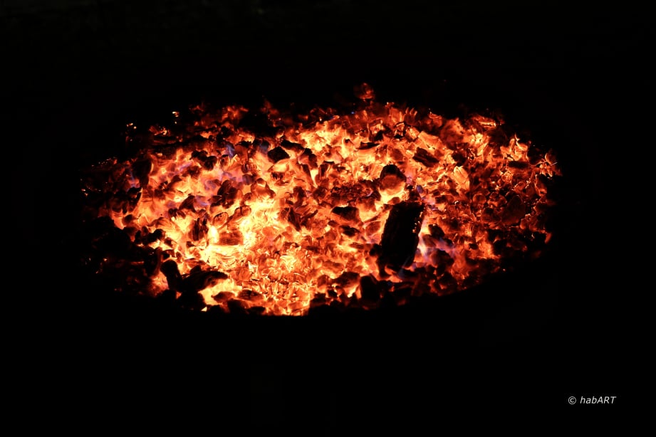 Glut des Freudenfeuers