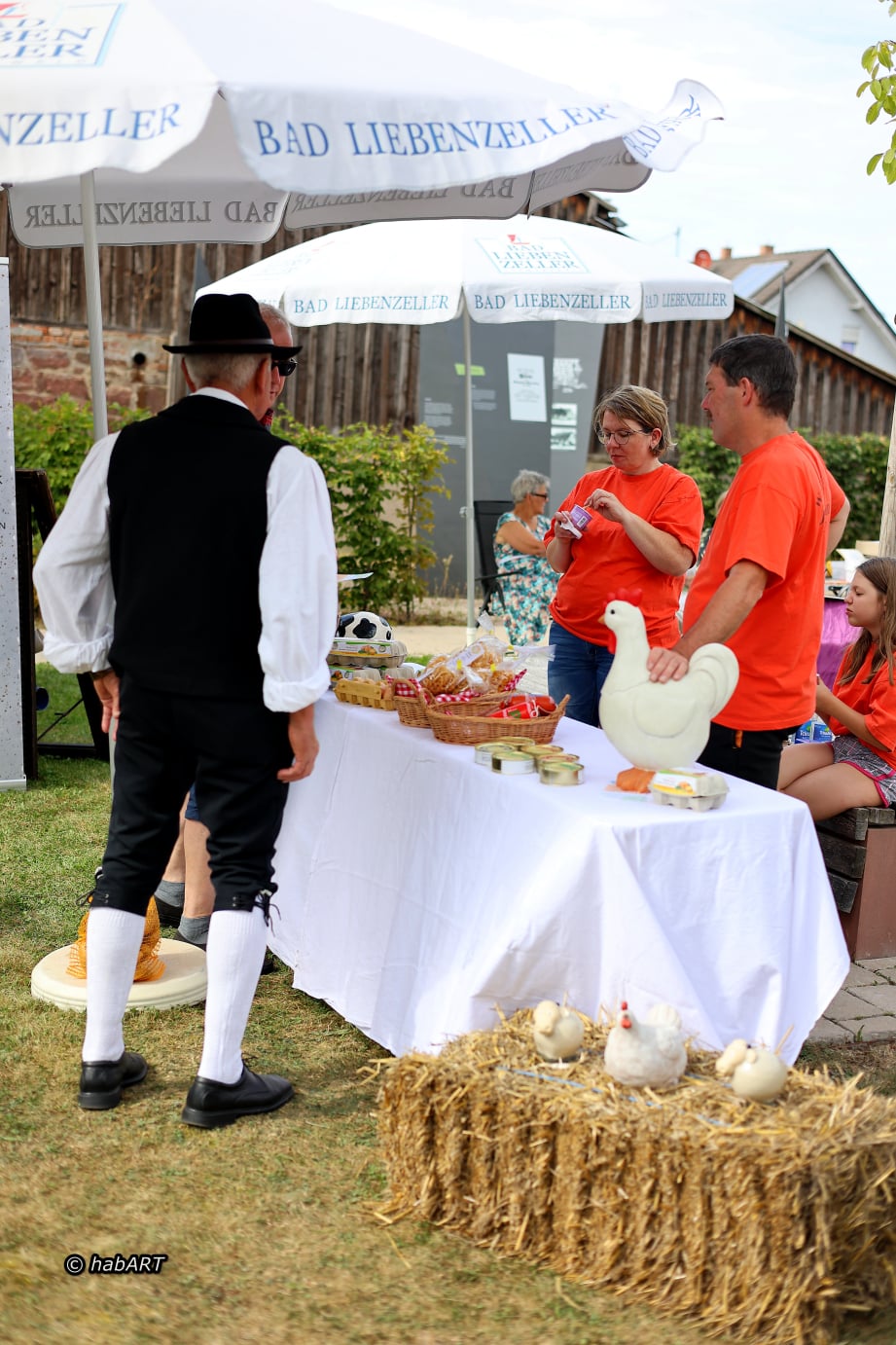 Der Stand des örtlichen Bauern