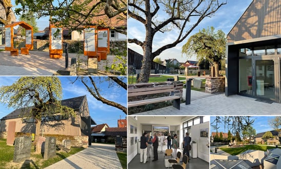 Collage mit Eindrücken des Waldenserensembles