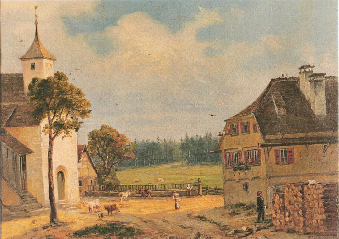 K1024 2017   Kirche und altes Pfarrhaus